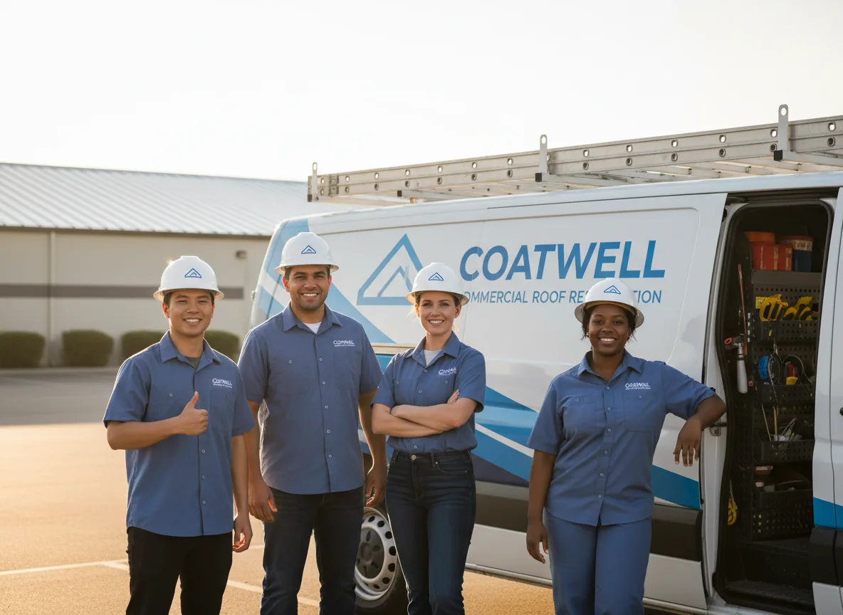 Commercial roof coating company in Aspinwall, IA